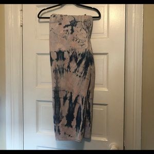 Gap High Rise Tie-Dye Cheeky Straight Jeans